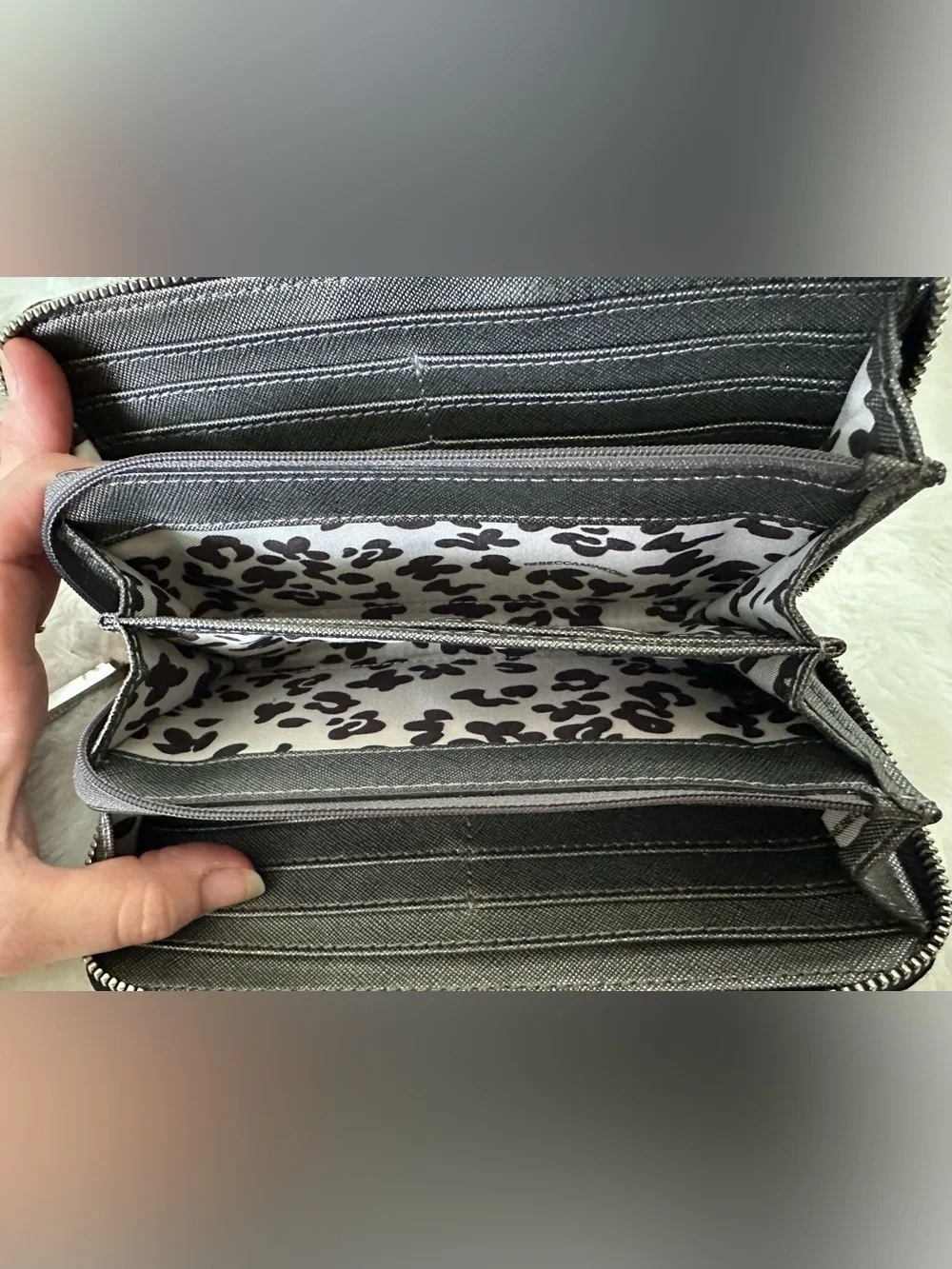 Rebecca Minkoff Saffiano Ada Zip Wallet/Clutch